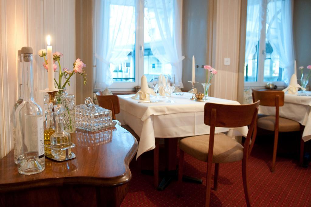 Hotel Krone บัดรากัซ ร้านอาหาร รูปภาพ