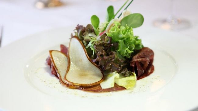 Hotel Krone บัดรากัซ ร้านอาหาร รูปภาพ